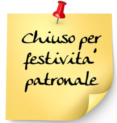 AVVISO Chiusura uffici comunali per festa patronale